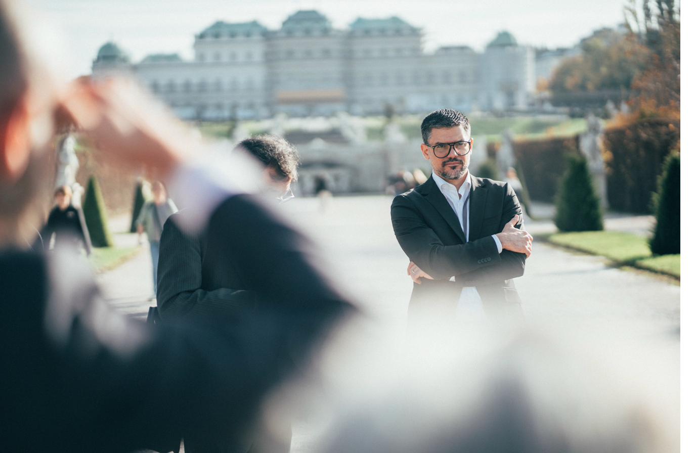 At the Belvedere Palace, Vienna, during the Mission Forward conference, 2024